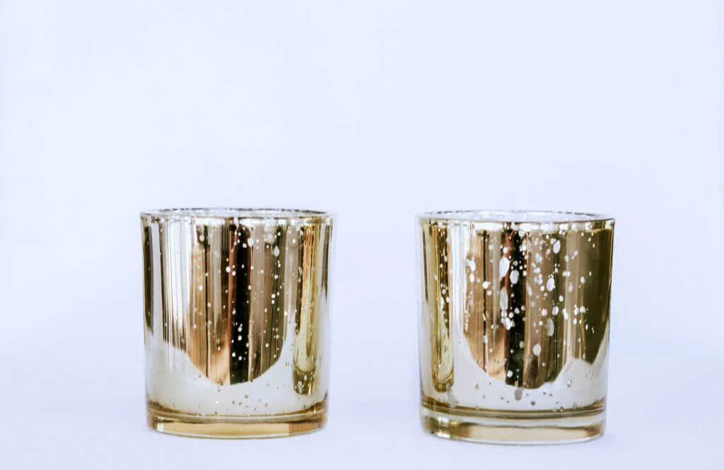 Świecznik złoty Mercury - obrazek 2