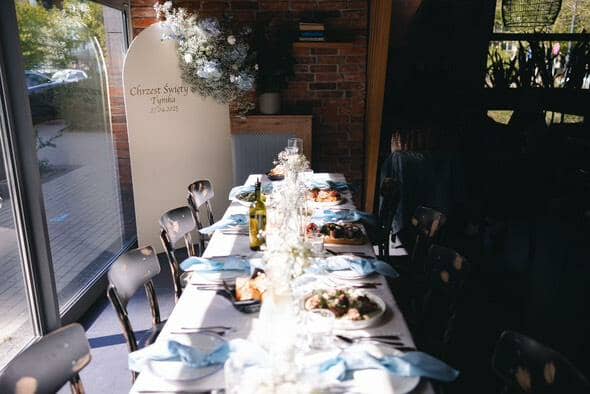 ścianka dekoracyjna chrzest urodziny